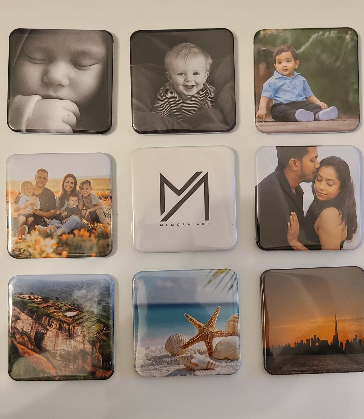 Customised Photo Magnet Set of 9